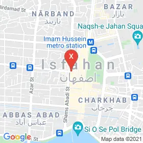 این نقشه، آدرس دکتر محمد طاهری متخصص پرتودرمانی (رادیوتراپی) در شهر اصفهان است. در اینجا آماده پذیرایی، ویزیت، معاینه و ارایه خدمات به شما بیماران گرامی هستند.