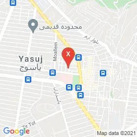 این نقشه، آدرس دکتر صدیقه باقری متخصص زنان و زایمان و نازایی در شهر یاسوج است. در اینجا آماده پذیرایی، ویزیت، معاینه و ارایه خدمات به شما بیماران گرامی هستند.