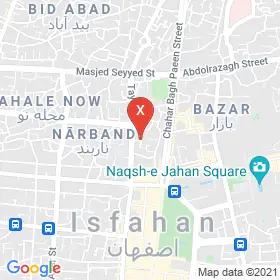 این نقشه، آدرس دکتر منصور رنجکش متخصص اعصاب و روان (روانپزشکی) در شهر اصفهان است. در اینجا آماده پذیرایی، ویزیت، معاینه و ارایه خدمات به شما بیماران گرامی هستند.