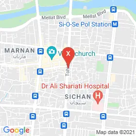 این نقشه، آدرس دکتر امیر کشاورز متخصص پزشک عمومی در شهر اصفهان است. در اینجا آماده پذیرایی، ویزیت، معاینه و ارایه خدمات به شما بیماران گرامی هستند.