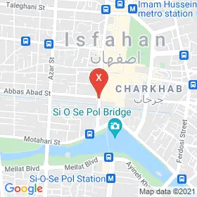 این نقشه، نشانی دکتر کیخسرو یزدانی متخصص داخلی در شهر اصفهان است. در اینجا آماده پذیرایی، ویزیت، معاینه و ارایه خدمات به شما بیماران گرامی هستند.