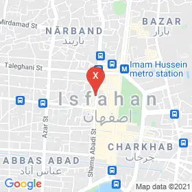 این نقشه، آدرس دکتر اقدس وکیلی متخصص زنان و زایمان و نازایی در شهر اصفهان است. در اینجا آماده پذیرایی، ویزیت، معاینه و ارایه خدمات به شما بیماران گرامی هستند.