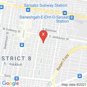 این نقشه، آدرس دکتر جوادرضا باهوش متخصص داخلی در شهر تهران است. در اینجا آماده پذیرایی، ویزیت، معاینه و ارایه خدمات به شما بیماران گرامی هستند.