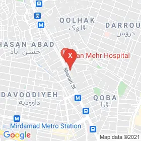 این نقشه، آدرس دکتر بهرام عطائی متخصص جراحی مغز و اعصاب در شهر تهران است. در اینجا آماده پذیرایی، ویزیت، معاینه و ارایه خدمات به شما بیماران گرامی هستند.