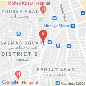 این نقشه، نشانی دکتر شهرام فیروزمرنی متخصص طب فیزیکی و توانبخشی؛ اینترونشنال درد ستون فقرات، استخوان و عضلات در شهر تهران است. در اینجا آماده پذیرایی، ویزیت، معاینه و ارایه خدمات به شما بیماران گرامی هستند.