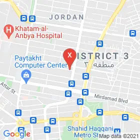این نقشه، آدرس دکتر مریم زاهدی متخصص زنان و زایمان و نازایی در شهر تهران است. در اینجا آماده پذیرایی، ویزیت، معاینه و ارایه خدمات به شما بیماران گرامی هستند.