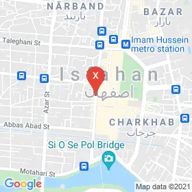 این نقشه، آدرس دکتر غلامرضا بارانی متخصص اعصاب و روان (روانپزشکی) در شهر اصفهان است. در اینجا آماده پذیرایی، ویزیت، معاینه و ارایه خدمات به شما بیماران گرامی هستند.