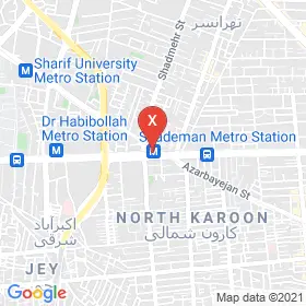 این نقشه، آدرس دکتر مینا صنعتی ایرانی متخصص زنان و زایمان و نازایی در شهر تهران است. در اینجا آماده پذیرایی، ویزیت، معاینه و ارایه خدمات به شما بیماران گرامی هستند.