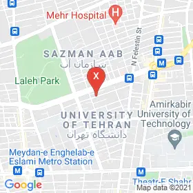 این نقشه، آدرس دکتر ارژنگ بدیعی متخصص زنان و زایمان و نازایی در شهر تهران است. در اینجا آماده پذیرایی، ویزیت، معاینه و ارایه خدمات به شما بیماران گرامی هستند.