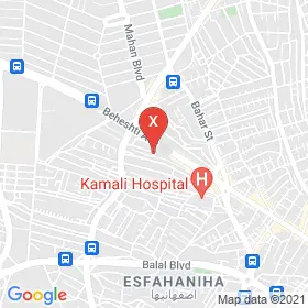 این نقشه، آدرس دکتر مهدی ساجدی خانیان متخصص داخلی؛ قلب و عروق در شهر کرج است. در اینجا آماده پذیرایی، ویزیت، معاینه و ارایه خدمات به شما بیماران گرامی هستند.