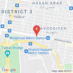 این نقشه، نشانی دکتر امید ثابت مهر متخصص جراحی فک و صورت در شهر تهران است. در اینجا آماده پذیرایی، ویزیت، معاینه و ارایه خدمات به شما بیماران گرامی هستند.
