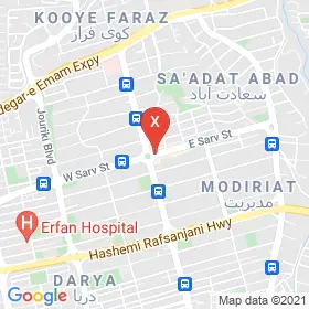 این نقشه، نشانی دکتر پویه آ رضاییان متخصص زنان و زایمان و نازایی در شهر تهران است. در اینجا آماده پذیرایی، ویزیت، معاینه و ارایه خدمات به شما بیماران گرامی هستند.