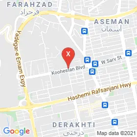 این نقشه، نشانی دکتر سیده آفاق حسینی متخصص زنان و زایمان و نازایی؛ لاپاراسکوپی و هیستروسکوپی در شهر تهران است. در اینجا آماده پذیرایی، ویزیت، معاینه و ارایه خدمات به شما بیماران گرامی هستند.