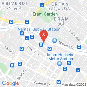 این نقشه، آدرس دکتر فهیمه فرزادی متخصص کودکان و نوزادان در شهر شیراز است. در اینجا آماده پذیرایی، ویزیت، معاینه و ارایه خدمات به شما بیماران گرامی هستند.