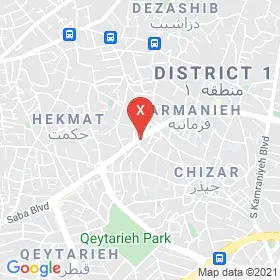این نقشه، آدرس دکتر دایان عارف متخصص دندانپزشکی در شهر تهران است. در اینجا آماده پذیرایی، ویزیت، معاینه و ارایه خدمات به شما بیماران گرامی هستند.