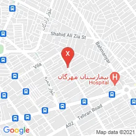 این نقشه، آدرس دکتر حمیده موسوی متخصص اعصاب و روان (روانپزشکی) در شهر کرمان است. در اینجا آماده پذیرایی، ویزیت، معاینه و ارایه خدمات به شما بیماران گرامی هستند.