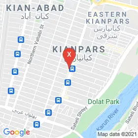این نقشه، آدرس دکتر محسن حسین پور متخصص گوش حلق و بینی در شهر اهواز است. در اینجا آماده پذیرایی، ویزیت، معاینه و ارایه خدمات به شما بیماران گرامی هستند.