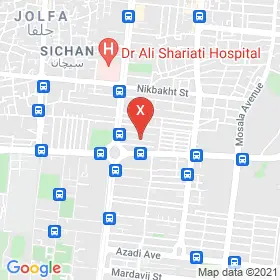 این نقشه، نشانی دکتر سید علیرضا ابراهیم زاده متخصص ارتوپدی؛ ستون فقرات در شهر اصفهان است. در اینجا آماده پذیرایی، ویزیت، معاینه و ارایه خدمات به شما بیماران گرامی هستند.