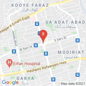 این نقشه، آدرس دکتر محمدعلی سازگاری متخصص ارتوپدی؛ جراحی زانو_ آرتروسکوپی و تعویض مفاصل در شهر تهران است. در اینجا آماده پذیرایی، ویزیت، معاینه و ارایه خدمات به شما بیماران گرامی هستند.