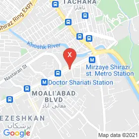 این نقشه، آدرس دکتر حمیدرضا معظم متخصص کودکان و نوزادان در شهر شیراز است. در اینجا آماده پذیرایی، ویزیت، معاینه و ارایه خدمات به شما بیماران گرامی هستند.