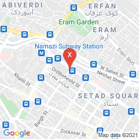 این نقشه، آدرس دکتر مریم زراعتکار متخصص دندانپزشکی در شهر شیراز است. در اینجا آماده پذیرایی، ویزیت، معاینه و ارایه خدمات به شما بیماران گرامی هستند.