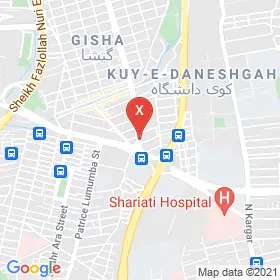این نقشه، آدرس دکتر نوشین سنگول متخصص زنان و زایمان و نازایی در شهر تهران است. در اینجا آماده پذیرایی، ویزیت، معاینه و ارایه خدمات به شما بیماران گرامی هستند.