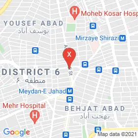 این نقشه، نشانی دکتر مصطفی عمیدی متخصص داخلی در شهر تهران است. در اینجا آماده پذیرایی، ویزیت، معاینه و ارایه خدمات به شما بیماران گرامی هستند.