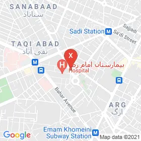این نقشه، آدرس پرویز شجاعی متخصص آسیب شناس گفتار و زبان ( گفتاردرمانگر) در شهر مشهد است. در اینجا آماده پذیرایی، ویزیت، معاینه و ارایه خدمات به شما بیماران گرامی هستند.