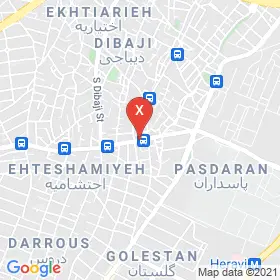 این نقشه، آدرس دکتر نسرین مرادی متخصص زنان، زایمان و نازایی در شهر تهران است. در اینجا آماده پذیرایی، ویزیت، معاینه و ارایه خدمات به شما بیماران گرامی هستند.