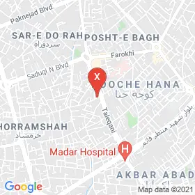این نقشه، نشانی شنوایی شناسی و سمعک نجوا متخصص  در شهر یزد است. در اینجا آماده پذیرایی، ویزیت، معاینه و ارایه خدمات به شما بیماران گرامی هستند.