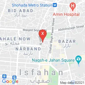 این نقشه، آدرس دکتر مهدی احمدیان متخصص بیماری های داخلی؛ گوارش و کبد در شهر اصفهان است. در اینجا آماده پذیرایی، ویزیت، معاینه و ارایه خدمات به شما بیماران گرامی هستند.