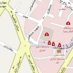 این نقشه، آدرس دکتر نیکزاد فرشچیان متخصص گوش حلق، بینی در شهر کرمانشاه است. در اینجا آماده پذیرایی، ویزیت، معاینه و ارایه خدمات به شما بیماران گرامی هستند.