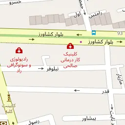 این نقشه، نشانی دکتر زیبا امیدوار طهرانی متخصص زنان، زایمان و نازایی در شهر تهران است. در اینجا آماده پذیرایی، ویزیت، معاینه و ارایه خدمات به شما بیماران گرامی هستند.