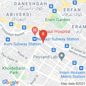 این نقشه، آدرس دکتر علیرضا رحیمی متخصص داخلی؛ گوارش، کبد، بزرگسالان در شهر شیراز است. در اینجا آماده پذیرایی، ویزیت، معاینه و ارایه خدمات به شما بیماران گرامی هستند.