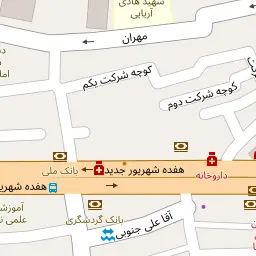 این نقشه، آدرس دکتر ناهید صفا متخصص زنان، زایمان، نازایی در شهر تبریز است. در اینجا آماده پذیرایی، ویزیت، معاینه و ارایه خدمات به شما بیماران گرامی هستند.