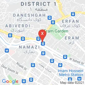این نقشه، نشانی علیرضا غفرانی مآب متخصص آسیب شناس گفتار و زبان در شهر شیراز است. در اینجا آماده پذیرایی، ویزیت، معاینه و ارایه خدمات به شما بیماران گرامی هستند.