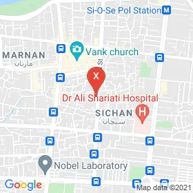این نقشه، آدرس دکتر مریم حاجی احمدی متخصص دندانپزشکی کودکان و نوجوانان در شهر اصفهان است. در اینجا آماده پذیرایی، ویزیت، معاینه و ارایه خدمات به شما بیماران گرامی هستند.