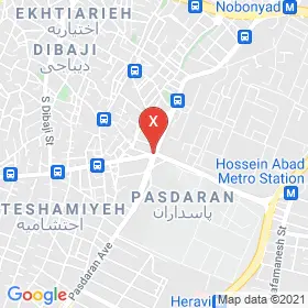 این نقشه، آدرس دکتر طلیعه شیخ فندرسکی متخصص کاردرمانی در شهر تهران است. در اینجا آماده پذیرایی، ویزیت، معاینه و ارایه خدمات به شما بیماران گرامی هستند.
