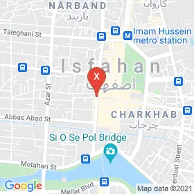 این نقشه، آدرس دکتر رضا چاوشی متخصص تغذیه در شهر اصفهان است. در اینجا آماده پذیرایی، ویزیت، معاینه و ارایه خدمات به شما بیماران گرامی هستند.