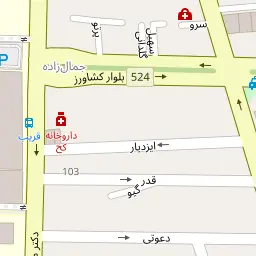این نقشه، آدرس استروبوسکوپی و لارنگوسکوپی ژاله سعیدآبادی متخصص گفتاردرمانی در شهر تهران است. در اینجا آماده پذیرایی، ویزیت، معاینه و ارایه خدمات به شما بیماران گرامی هستند.