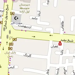 این نقشه، نشانی دکتر مینا کرمانی القریشی متخصص بیماری‌های کودکان و نوزادان در شهر اصفهان است. در اینجا آماده پذیرایی، ویزیت، معاینه و ارایه خدمات به شما بیماران گرامی هستند.