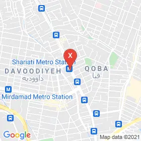 این نقشه، آدرس دکتر وجیهه دایى غفارى متخصص زنان، زایمان و نازایی در شهر تهران است. در اینجا آماده پذیرایی، ویزیت، معاینه و ارایه خدمات به شما بیماران گرامی هستند.