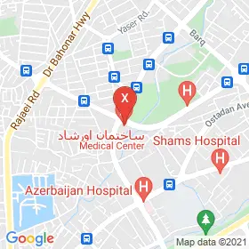 این نقشه، آدرس دکتر فریبا ناهید متخصص تخصص: زنان، زایمان و زیبایی در شهر ارومیه است. در اینجا آماده پذیرایی، ویزیت، معاینه و ارایه خدمات به شما بیماران گرامی هستند.