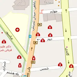 این نقشه، آدرس دکتر پروین کاتب متخصص زنان، زایمان و نازایی در شهر تهران است. در اینجا آماده پذیرایی، ویزیت، معاینه و ارایه خدمات به شما بیماران گرامی هستند.