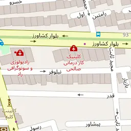این نقشه، نشانی دکتر مهری رایکا متخصص زنان، زایمان و نازایی در شهر تهران است. در اینجا آماده پذیرایی، ویزیت، معاینه و ارایه خدمات به شما بیماران گرامی هستند.